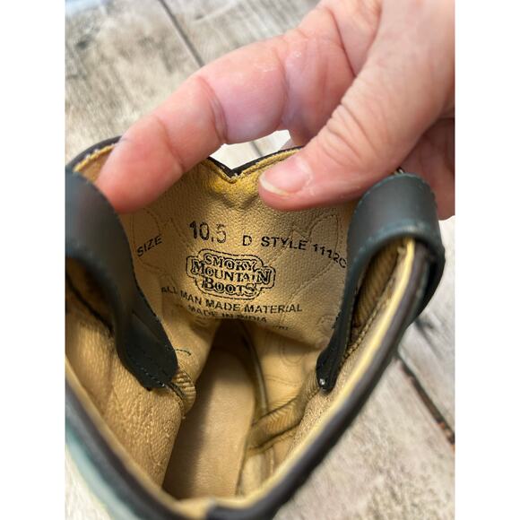 SMOKEY MOUNTAIN Boy’s Western Roper Boots / Size: 10.5 Toddler - Picture 10 of 11